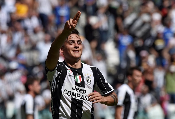 Paulo Dybala free kick Juventus