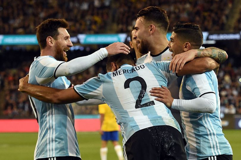 Argentina Gabriel Mercado goal