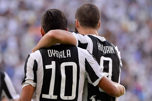 Paulo Dybala Gonzalo Higuain goals Juventus