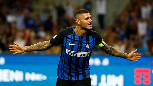 Mauro Icardi scores for Inter