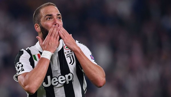 Gonzalo Higuain Juventus Champions League Matchday 3