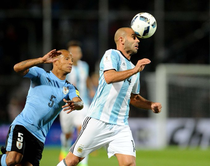 Mascherano argentina vs uruguay