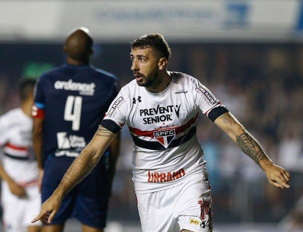 Lucas Pratto Celebration Sao Paulo