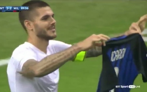 Mauro Icardi Inter shirt