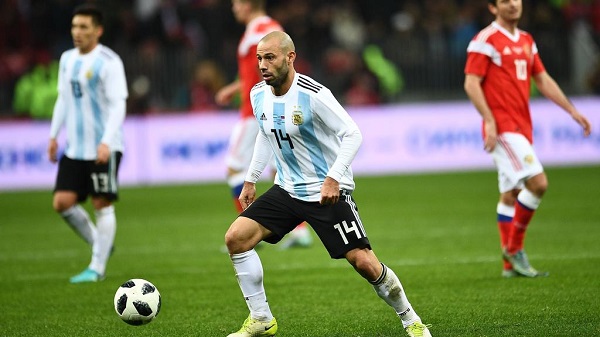 The Argentina team - Midfielders Javier Mascherano